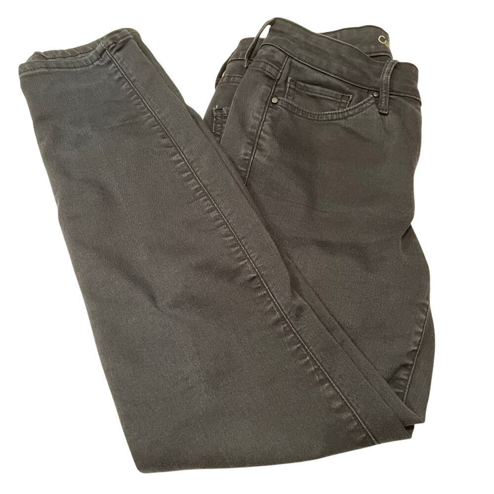 Calvin Klein jeans black ankle skinny stretch 5 pocket Sz 6